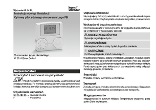 DRCBROOMTHEAA_Lago FB CAN_PL 2.634-01 0614_Installation and operation manual_Polish download